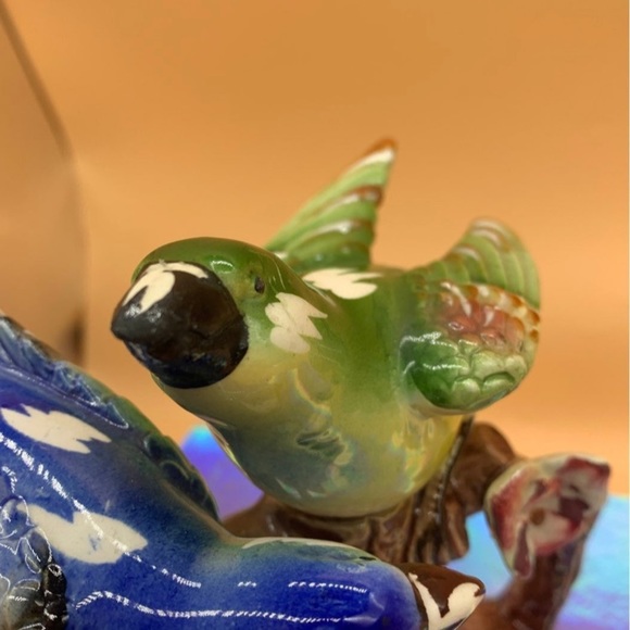 6" THAMES JAPAN colorful HAND PAINTED BIRDS FIGURINE - Picture 10 of 11